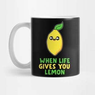 Cute Lemon Quote Mug